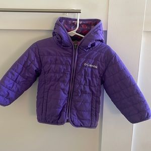 Reversible puffer and fleece jacket